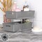 2 Tier Bathroom Storage Drawer Organizer (Gray) 8.3"L x 14.4"W x 9.8"H